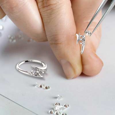 Diamond Remounting service available at Quality Jewelers